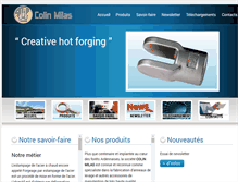 Tablet Screenshot of colin-milas.com